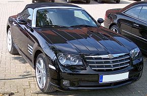 Chryler Crossfire cabriolet noire