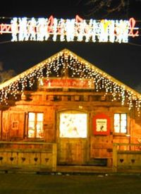 Chalet décoré