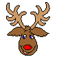 Rudolph le renne fait une arrivée remarquée...